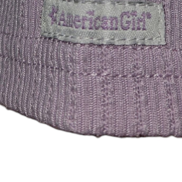 American Girl Doll Girls Snowflake Embroidered Ruffled Long Sleeve Top - Picture 3 of 3